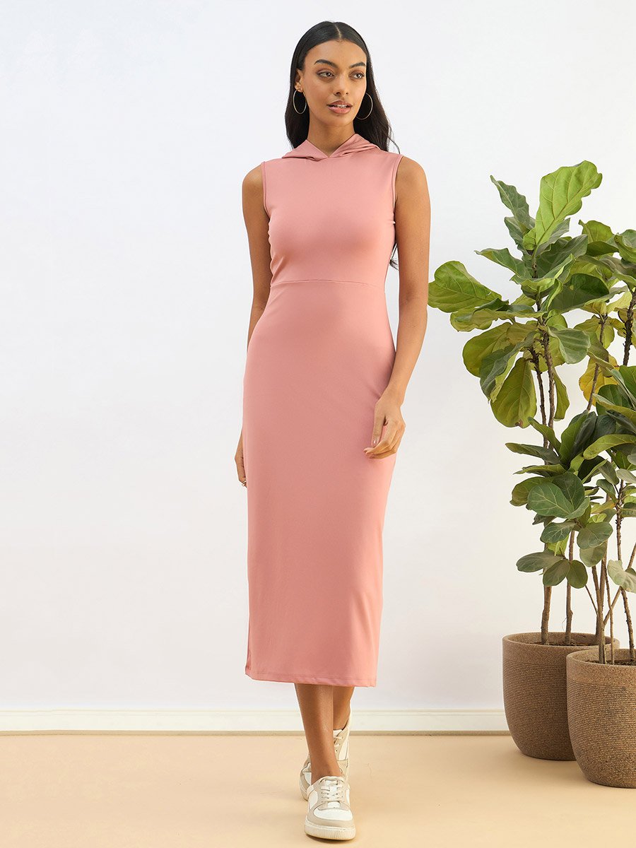 how to accessorize bodycon dress Fitted Knit Wrap Midi Dress Bodycon  The Hanger Boutique