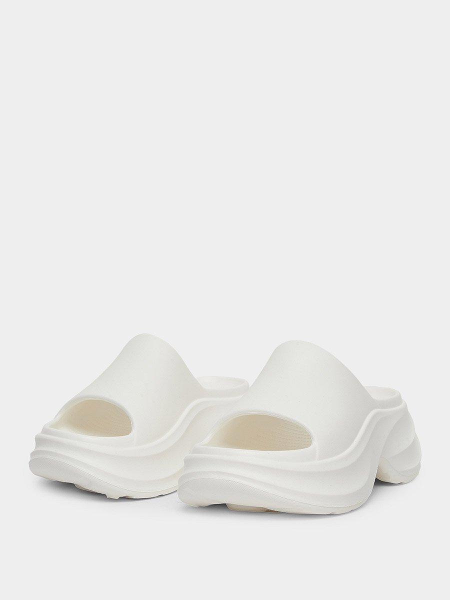 Wedge Heeled Slip-on Flip Flop