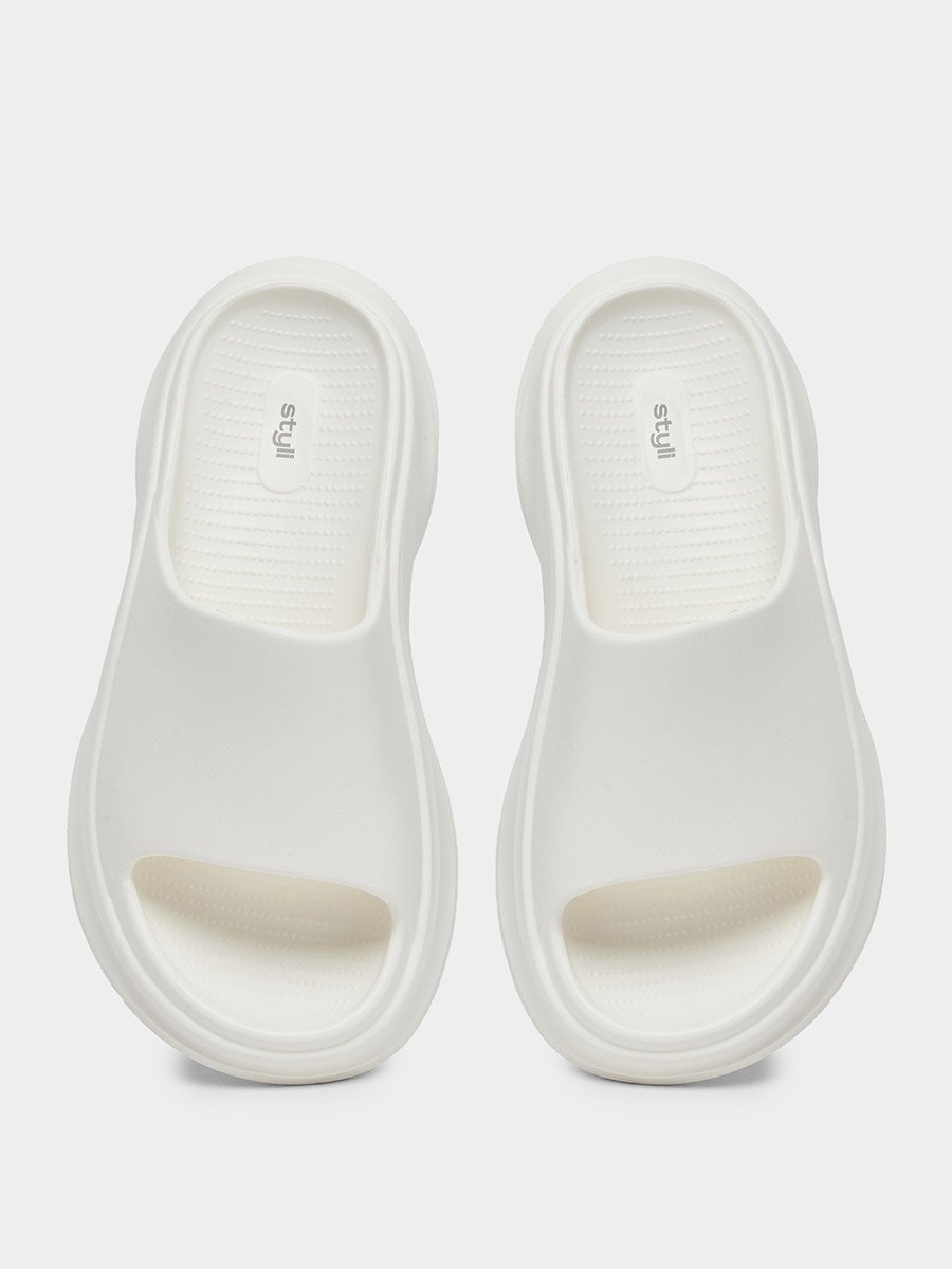 Wedge Heeled Slip-on Flip Flop