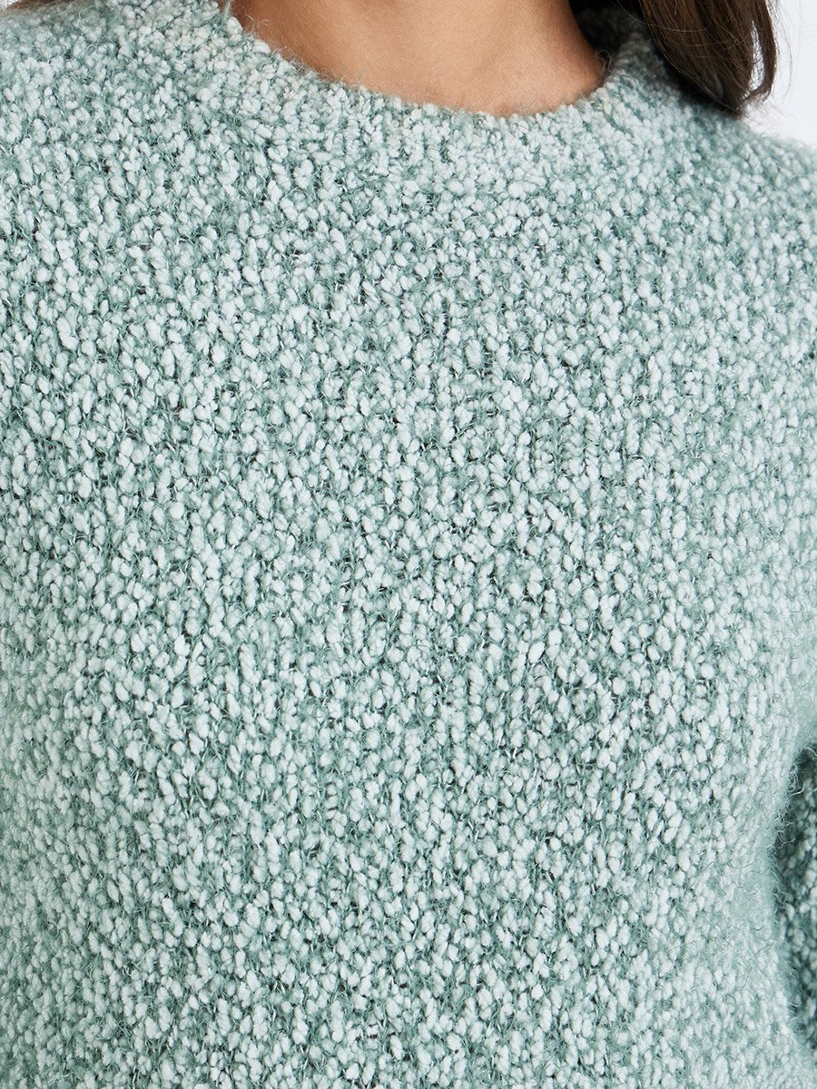 Women Textured Knit Sweater