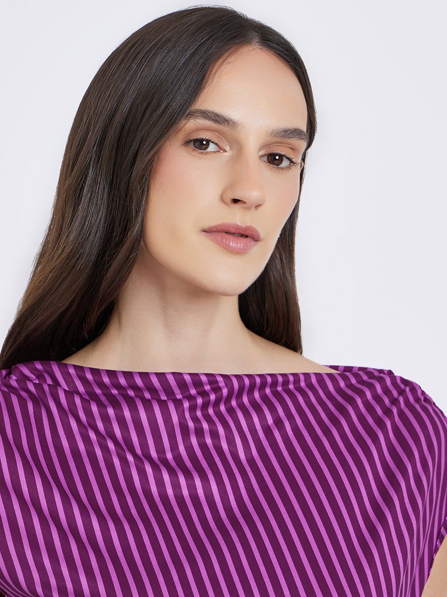Striped Short Sleeve Bodysuit