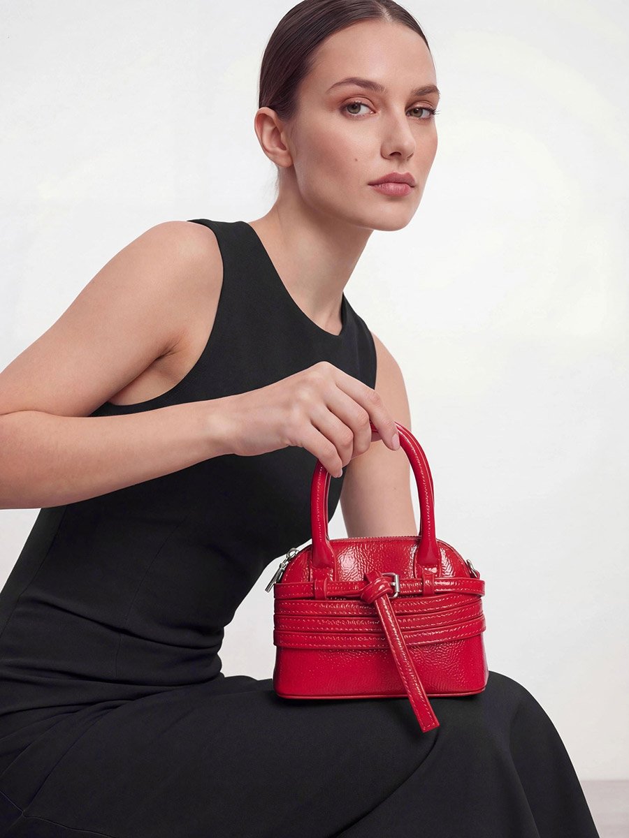 Wrap Belt Detail Crossbody Bag
