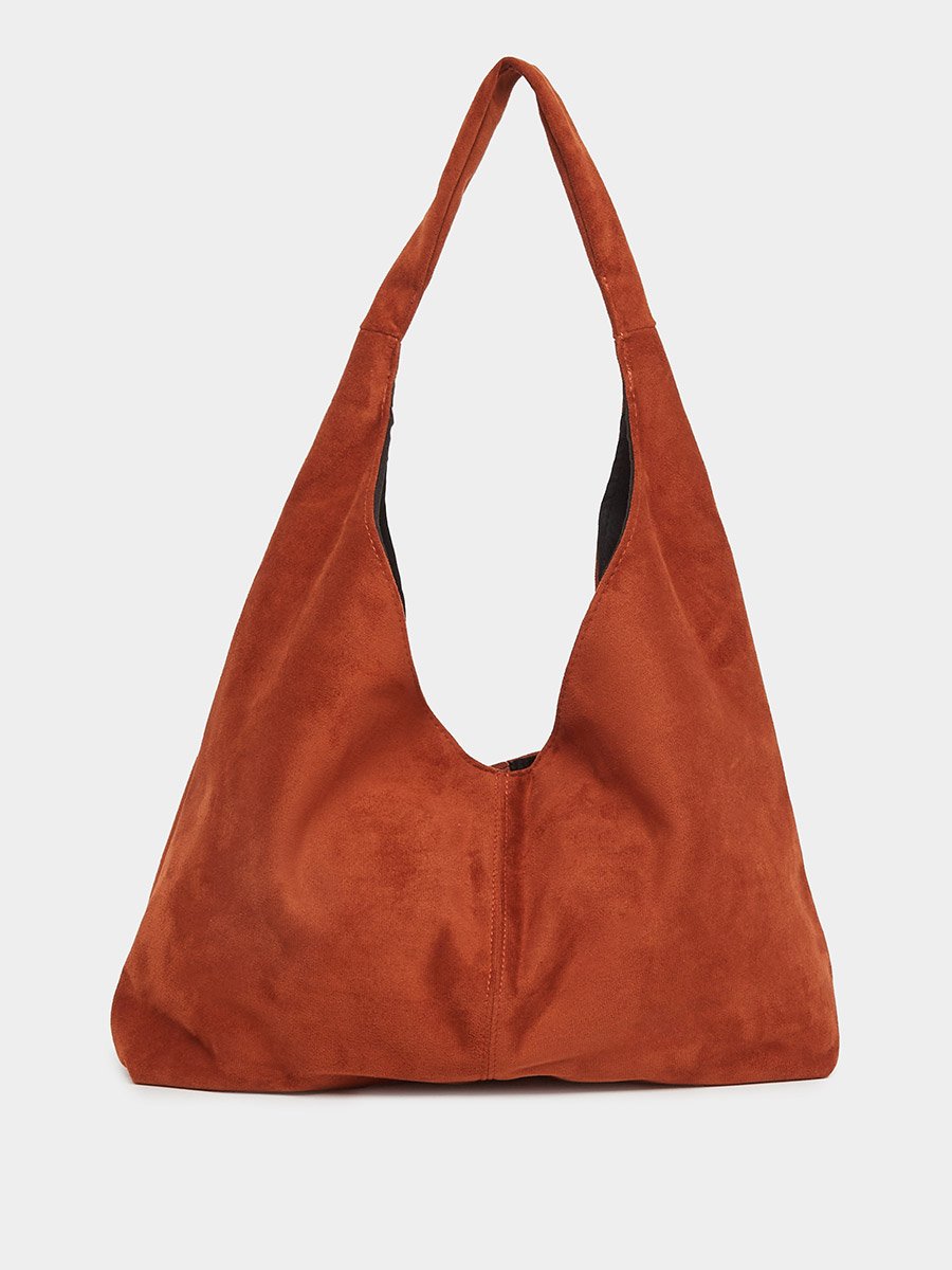 Suede Texture Shoulder Bag