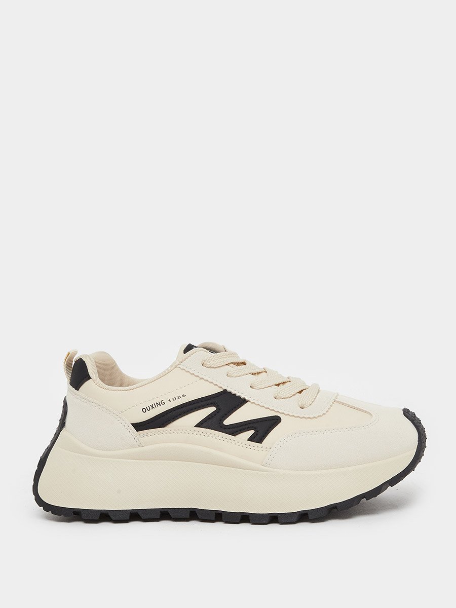 Chunky Sole Lace Up Sneakers