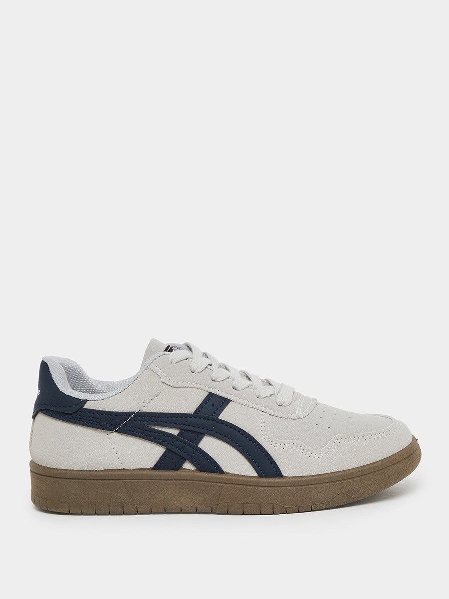 Side Line Lace Up Sneakers