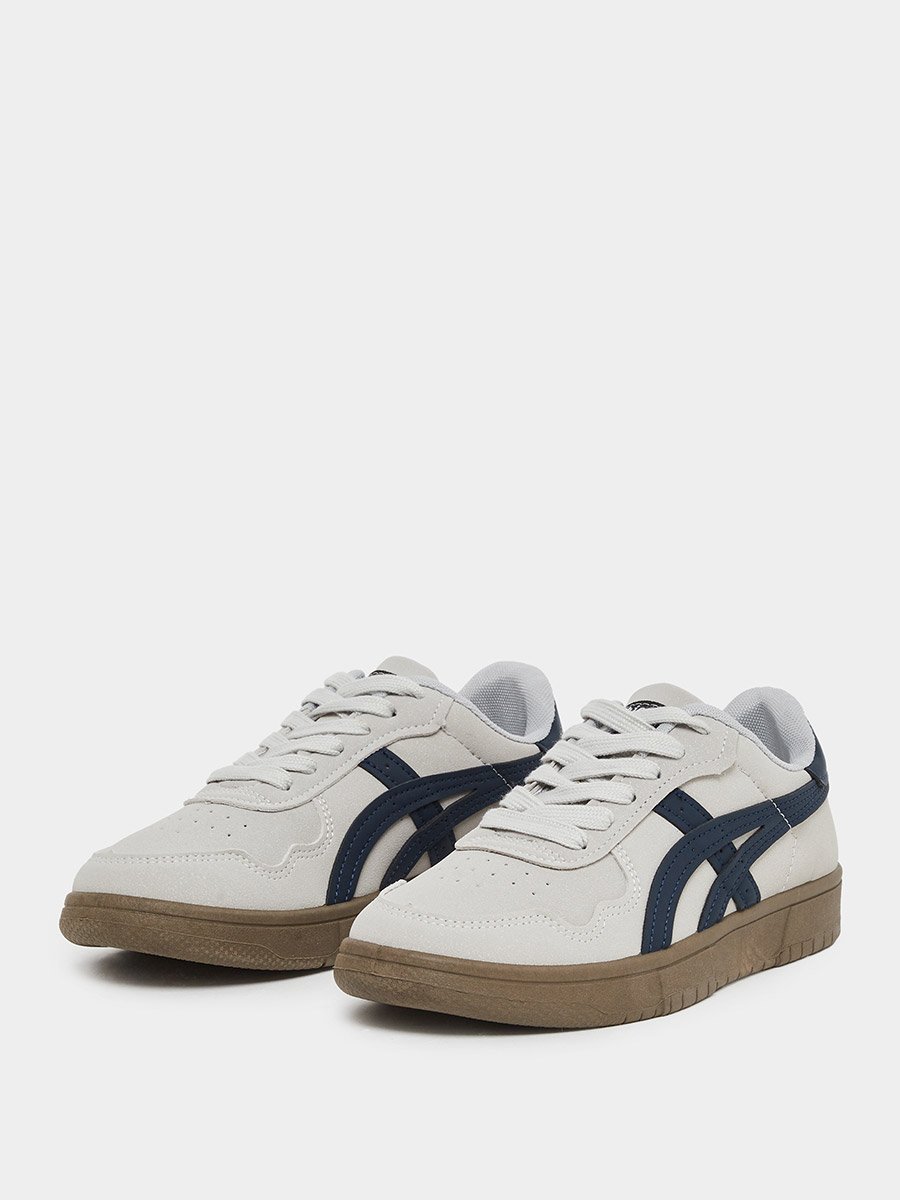 Side Line Lace Up Sneakers