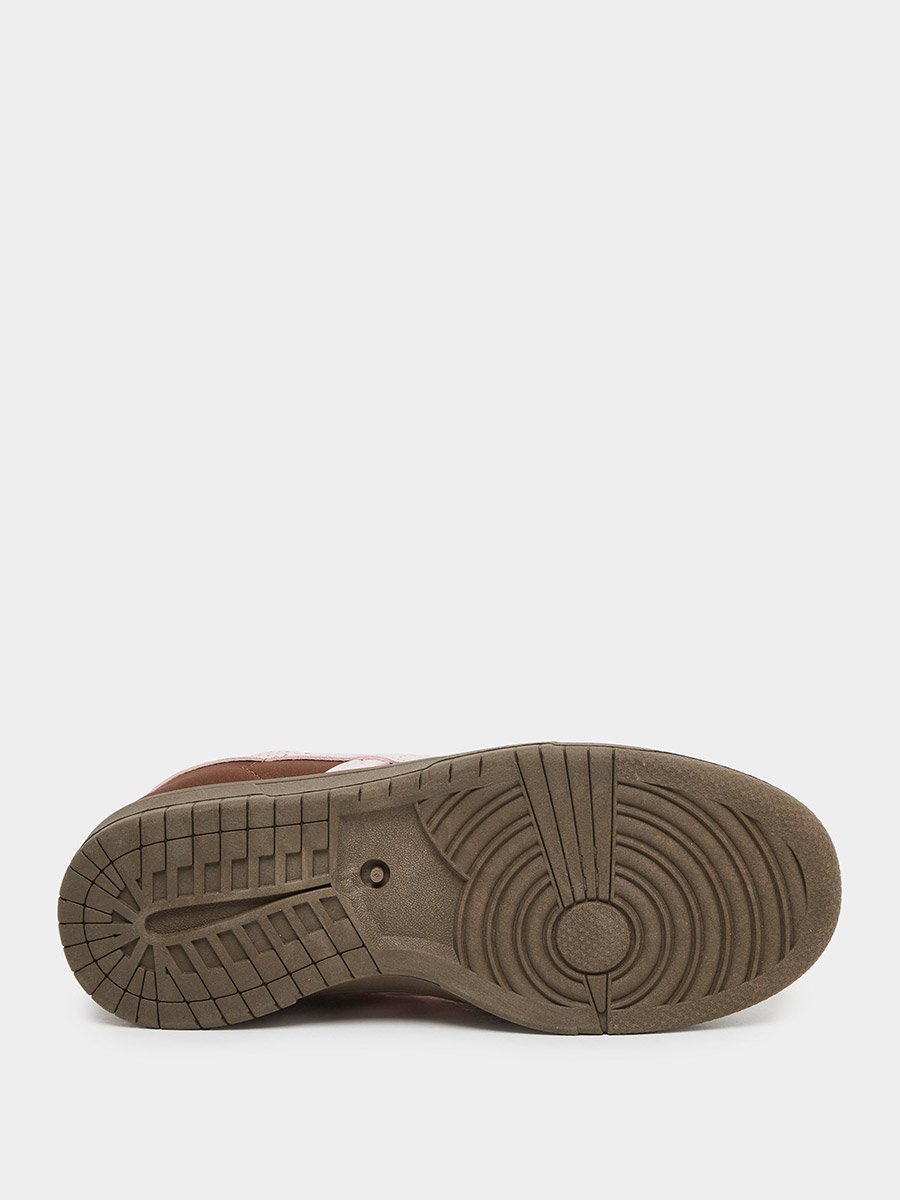 Contrasted Side Line Lace Up Sneakers