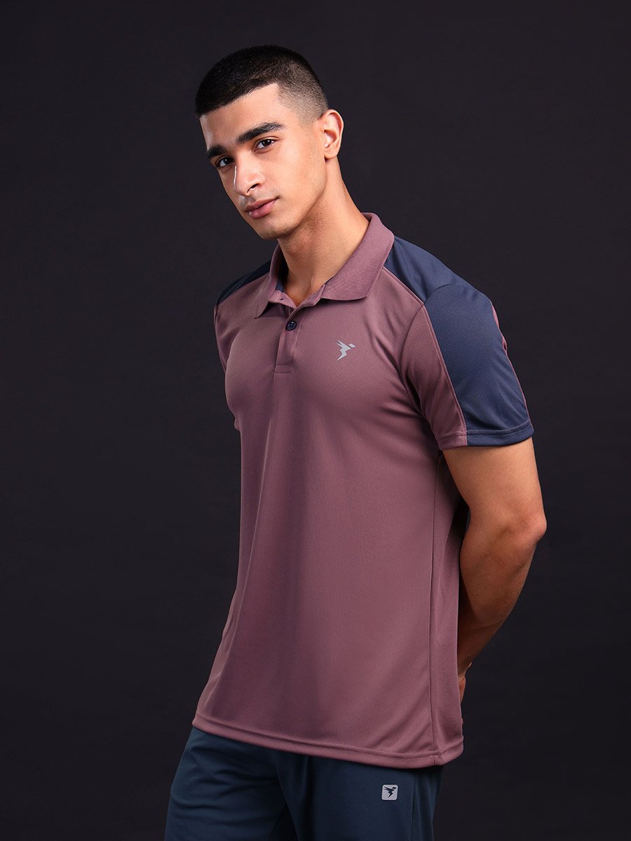 Men Color Block Relaxed Fit Polo