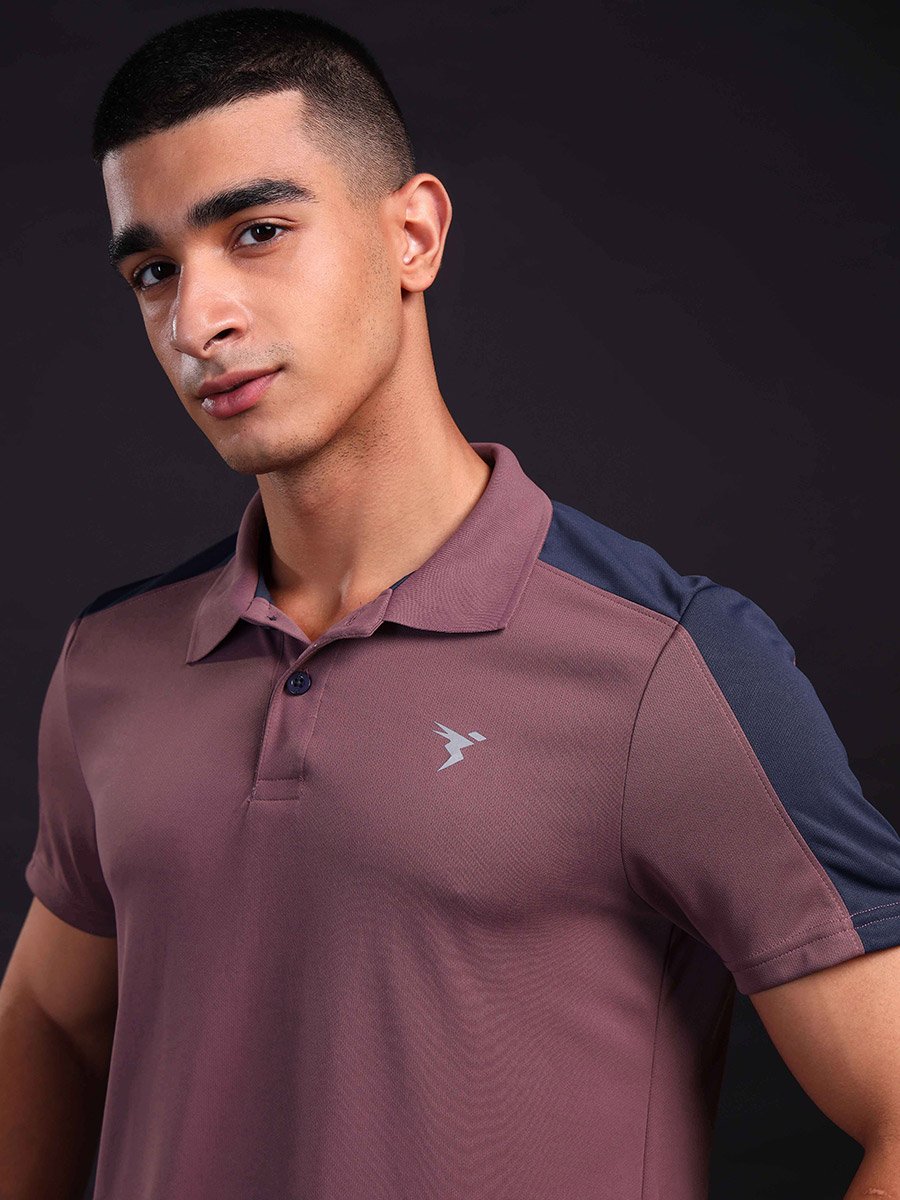 Men Color Block Relaxed Fit Polo