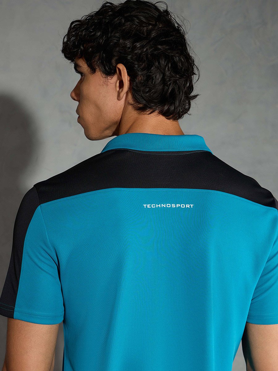 Men Color Block Relaxed Fit Polo