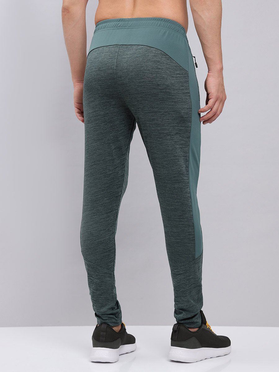 Men Melange Slim Fit Track Pants