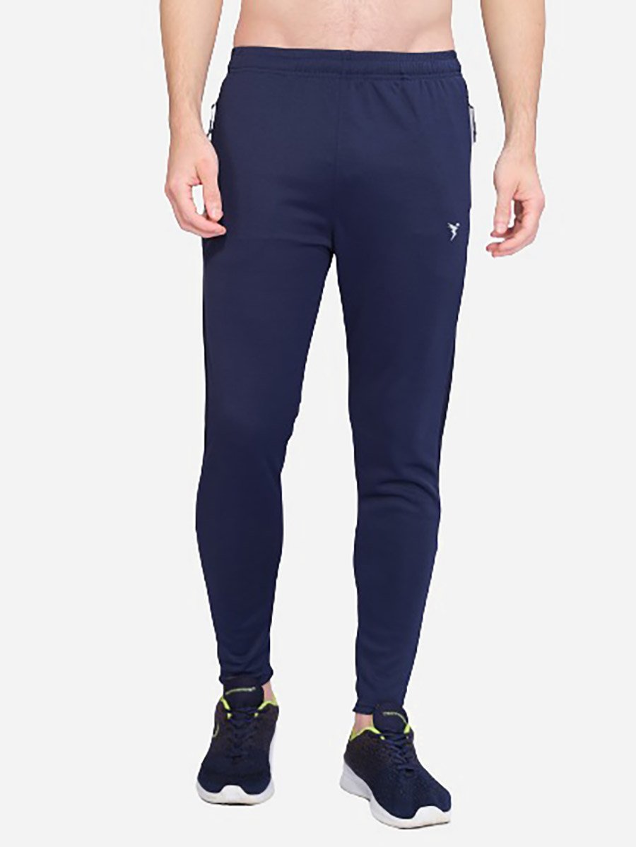 Men Solid Slim Fit Track Pants