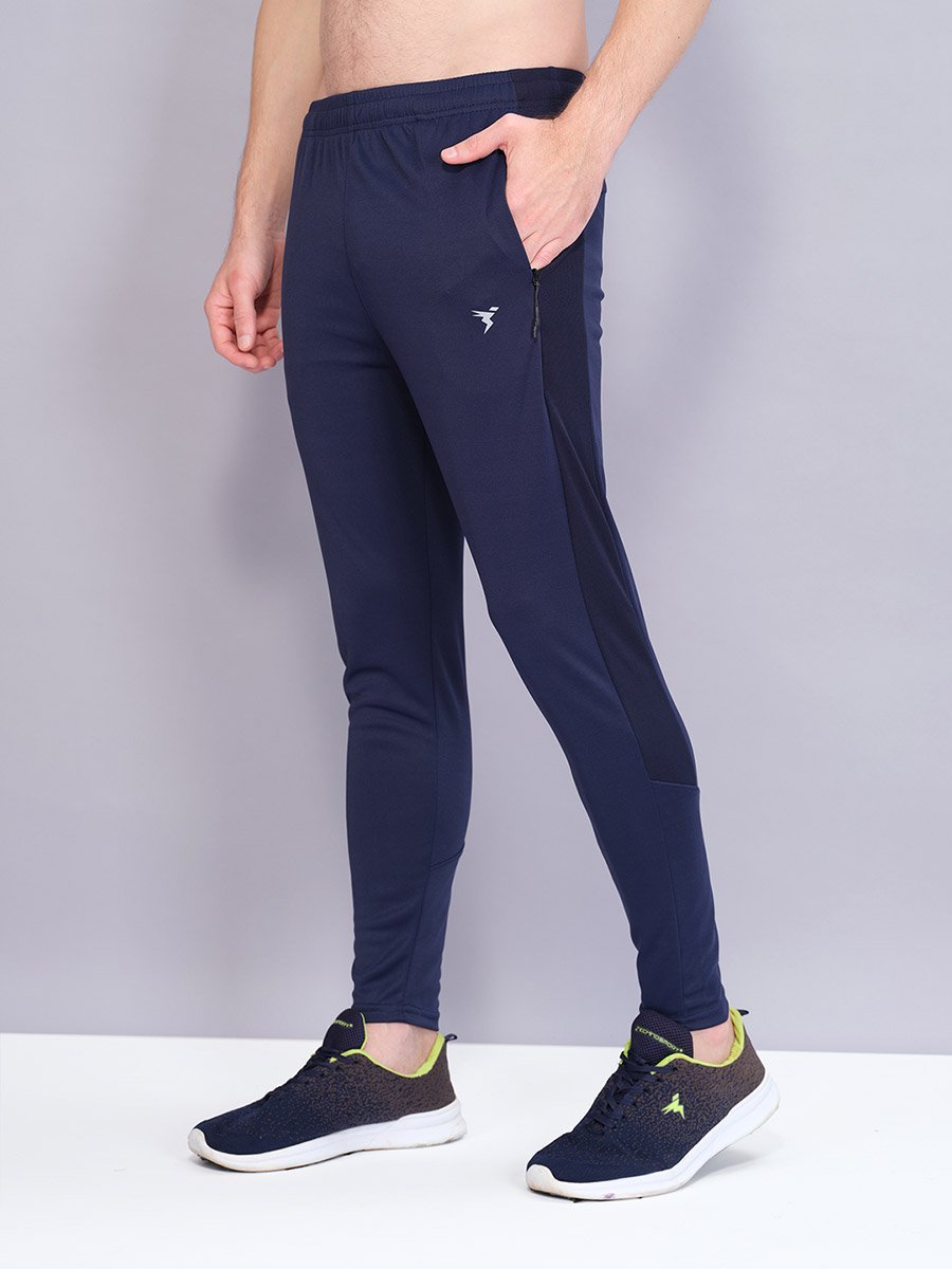 Men Solid Slim Fit Track Pants