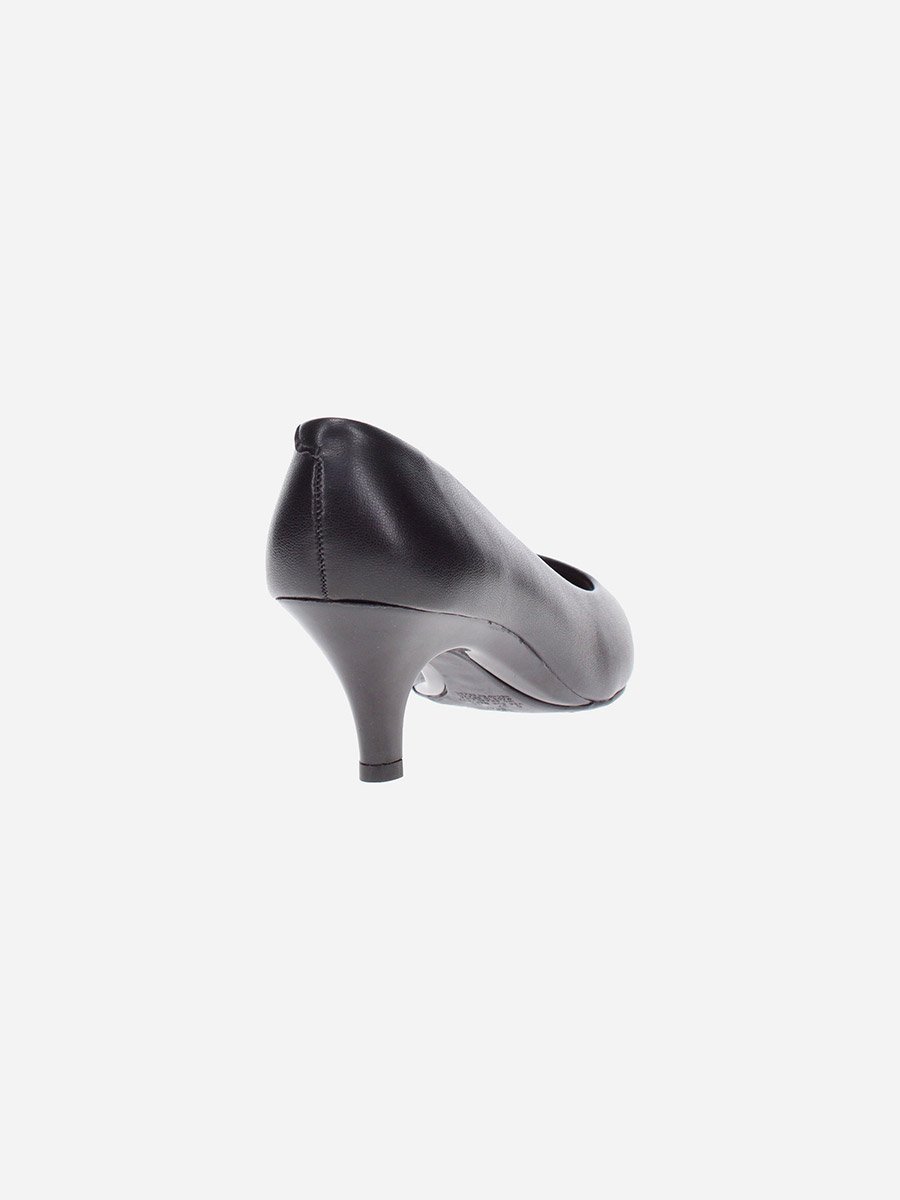 Solid Low Heel Pointed Toe Shoes