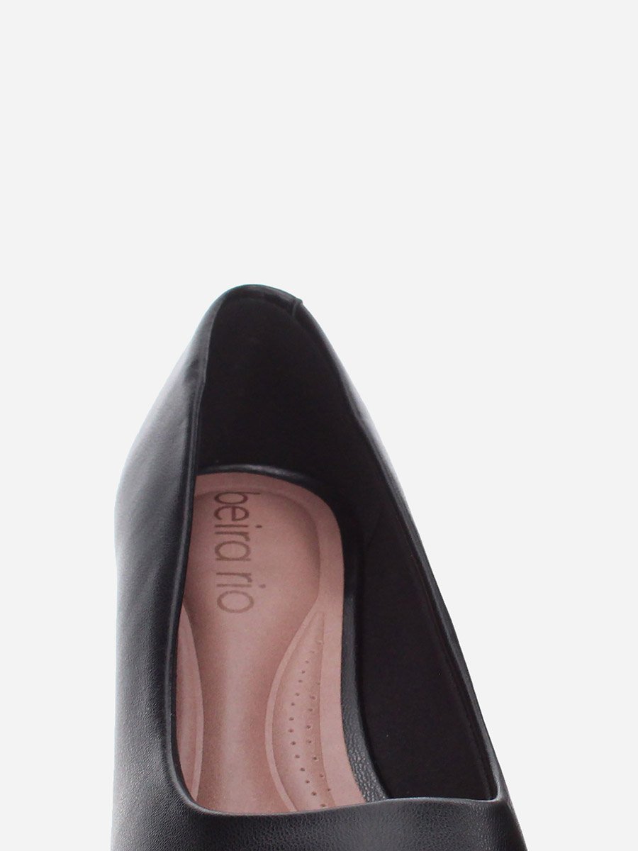 Solid Low Heel Pointed Toe Shoes