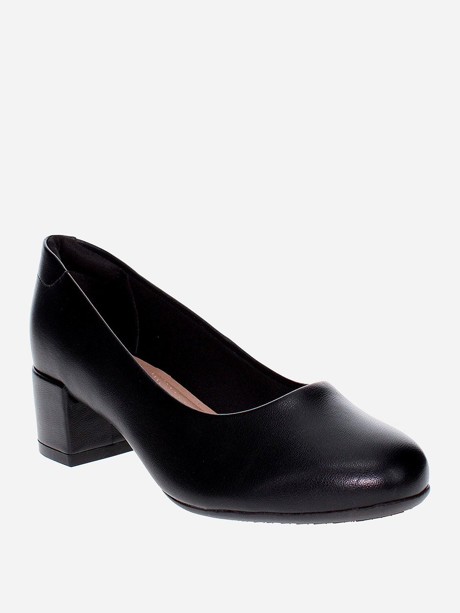 Solid Block Heel Shoes