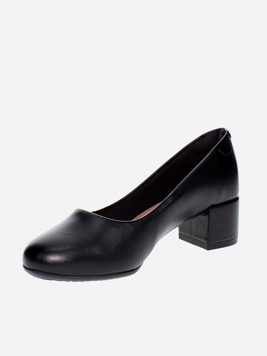 Solid Block Heel Shoes