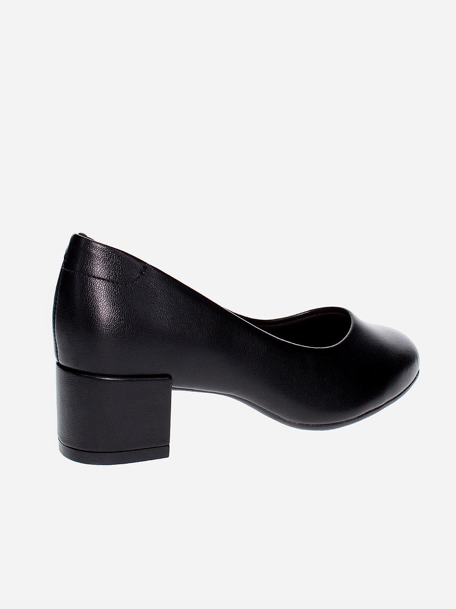 Solid Block Heel Shoes