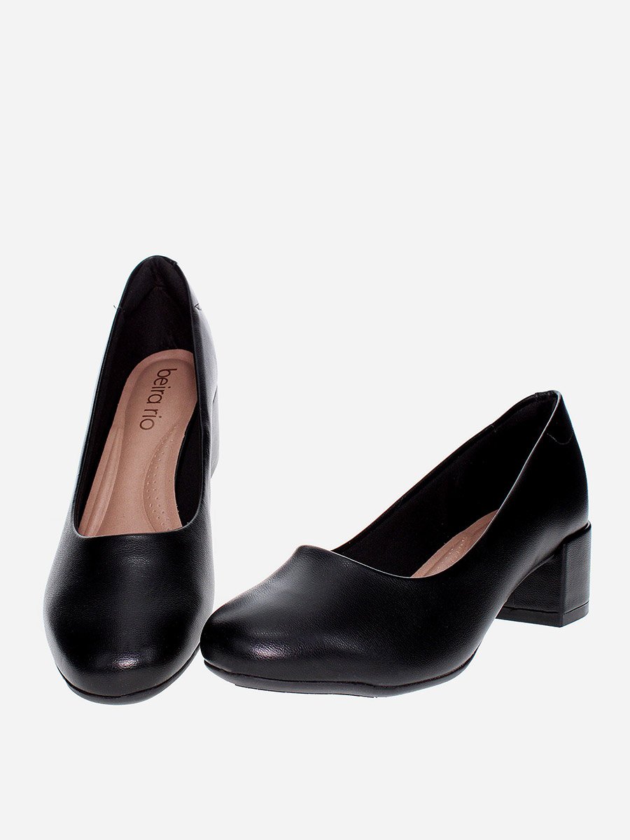 Solid Block Heel Shoes