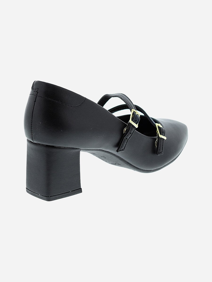 Solid Block Heel Multi Strap Sandals