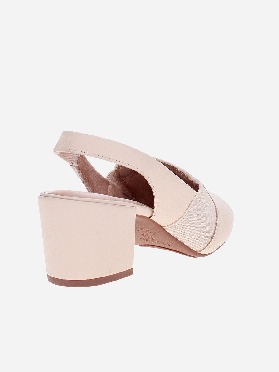 Solid Open Toe Block Heel Shoes