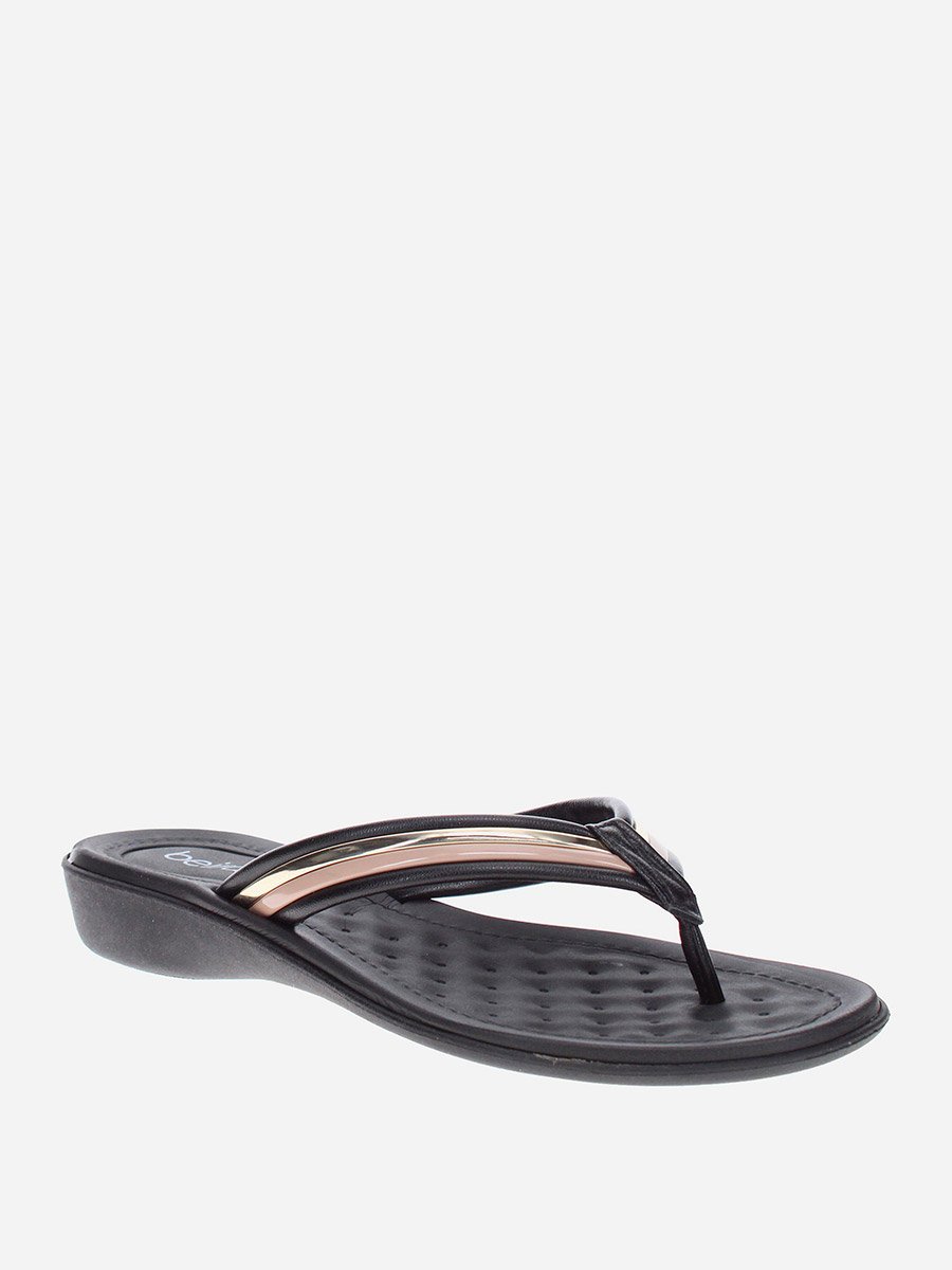 Solid Slip-On Comfort Sandals
