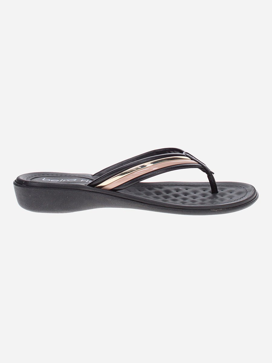 Solid Slip-On Comfort Sandals