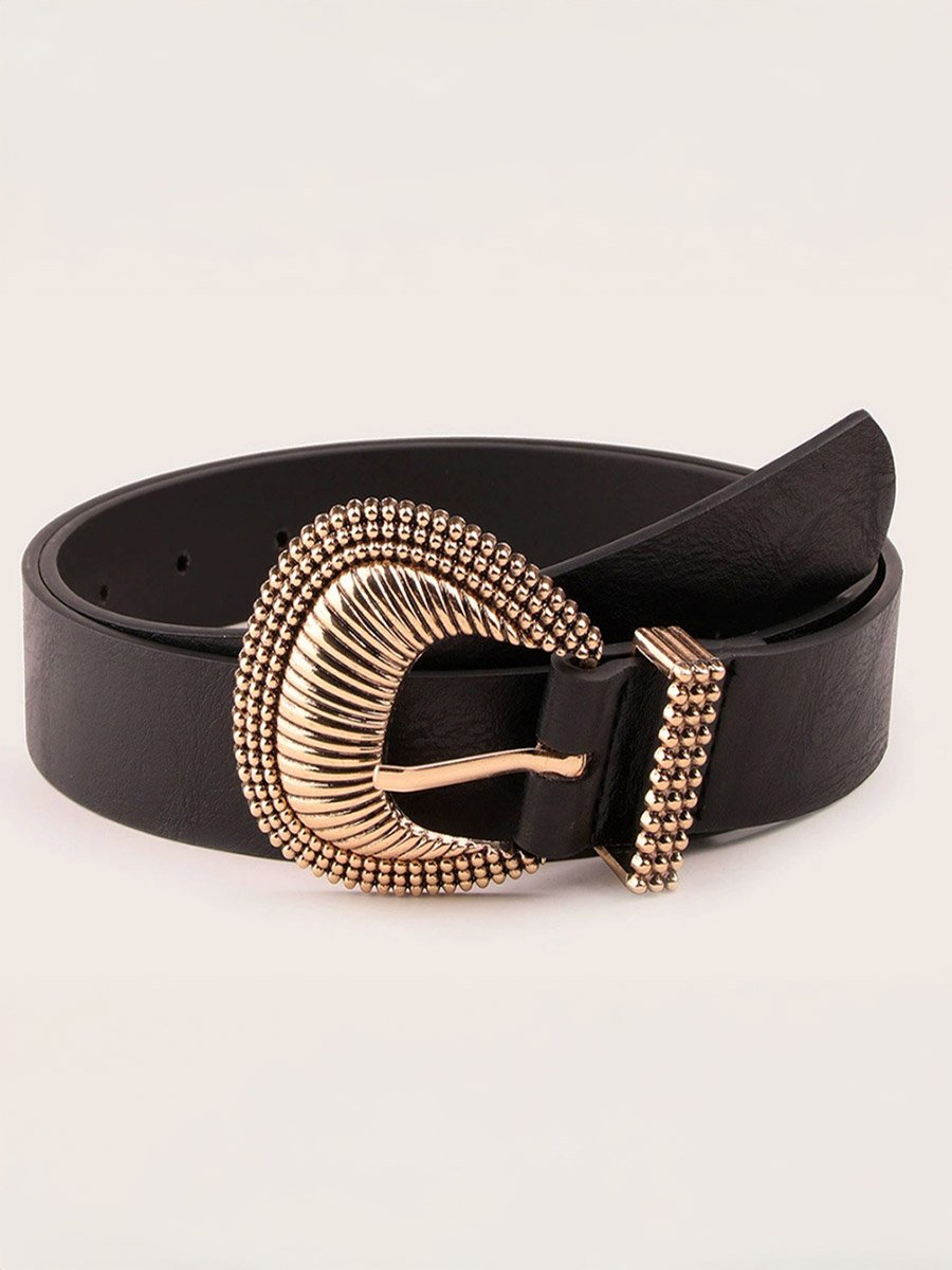 Embossed Buckle Belt