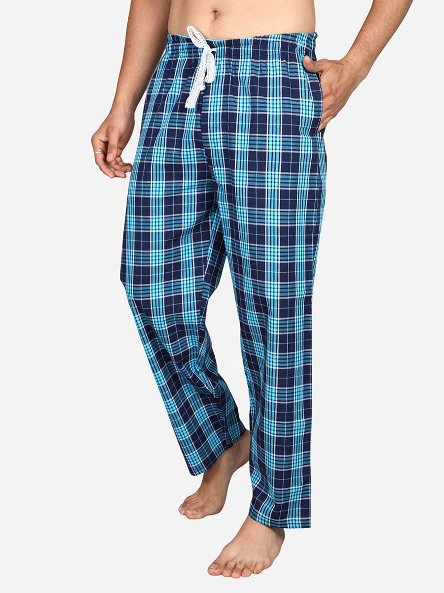 Solid Short Sleeve T-Shirt and Checked Pyjama Set