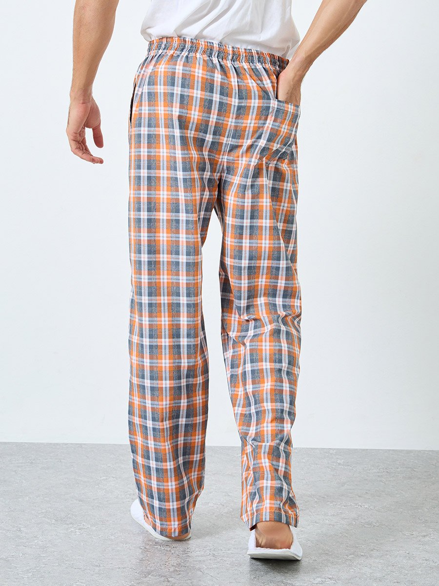 Multi Checkered Cotton Pyjama