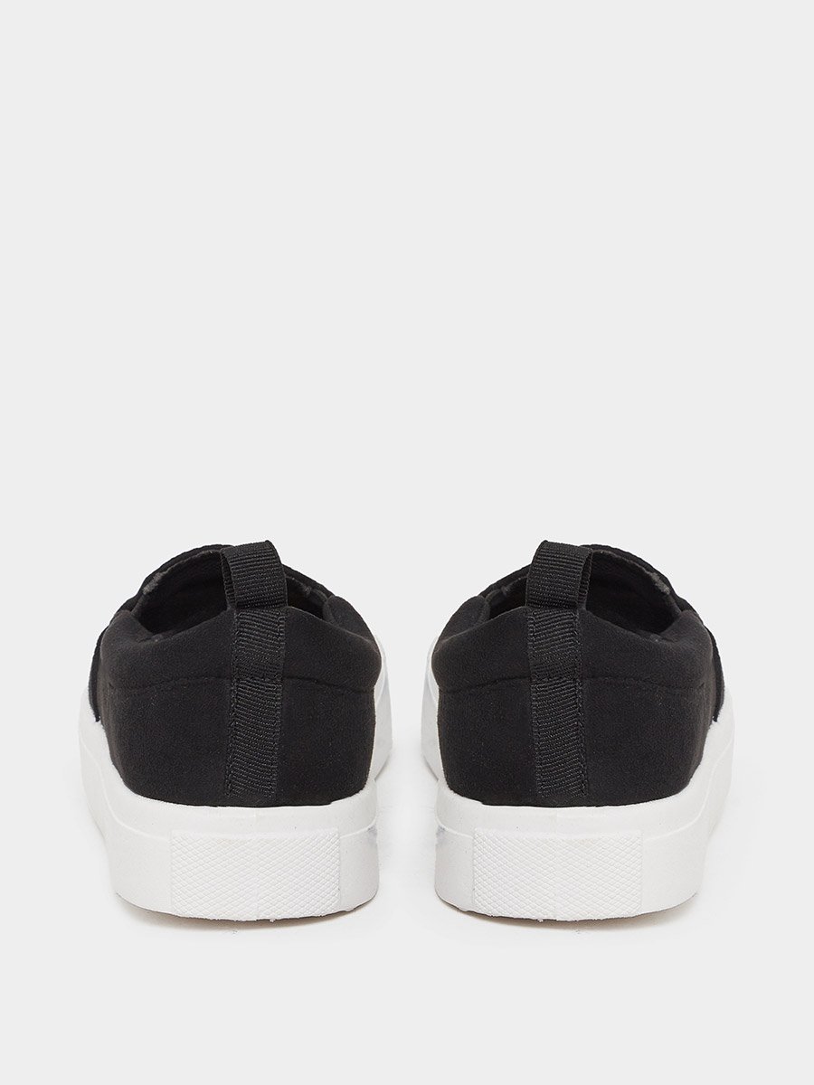 Men Suede Look Slip-On Casual Shoes