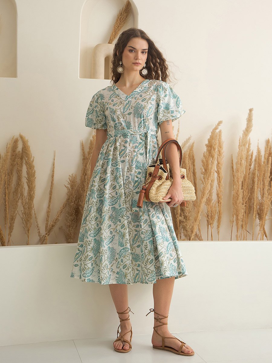 shona joy jefferson cocktail midi dress Shona Joy - Gigi Square Neck Panelled Midi Dress