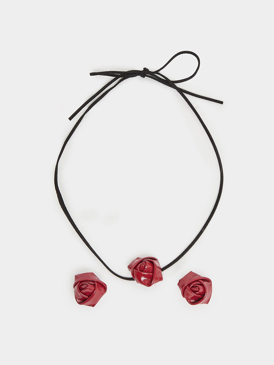 Floral Chocker with Earrings Set