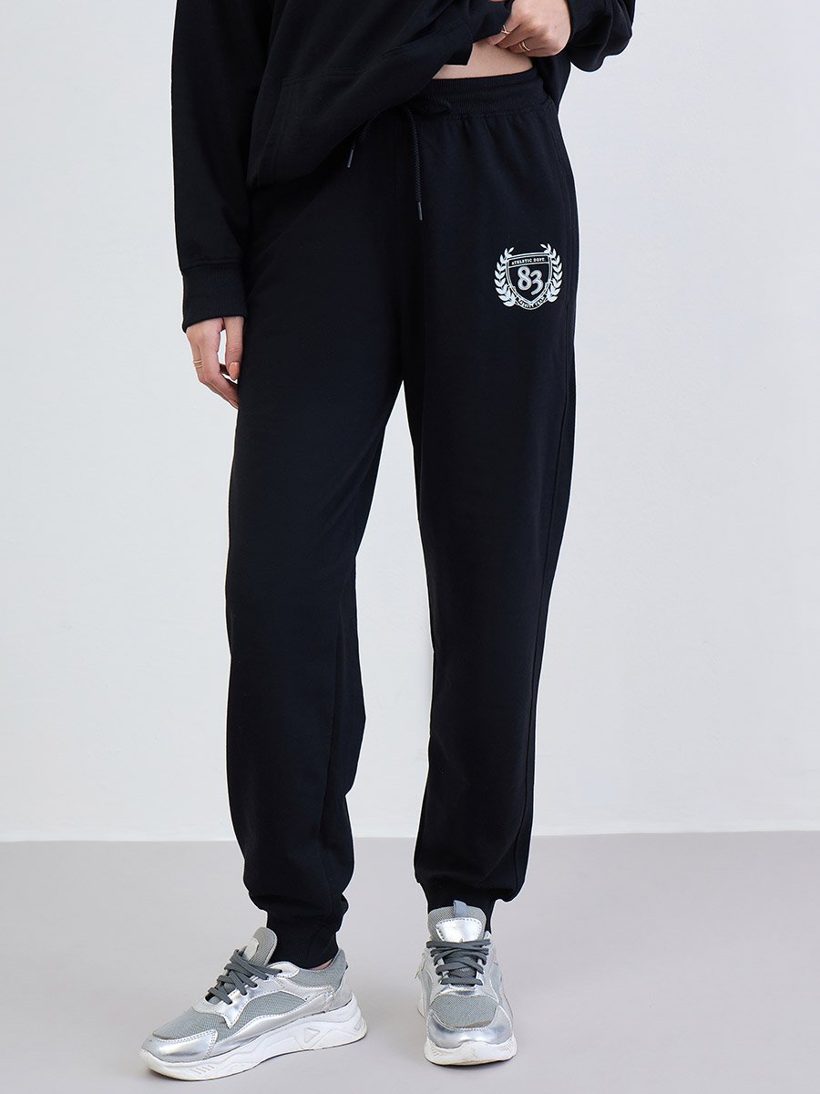 Black Longline Hoodie and Joggers Co-Ords