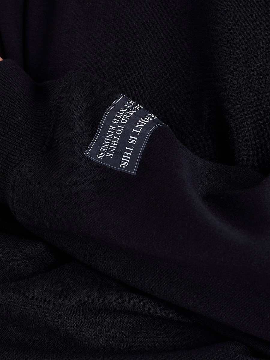 Women Oversized Sweatshirt with Badge Detail