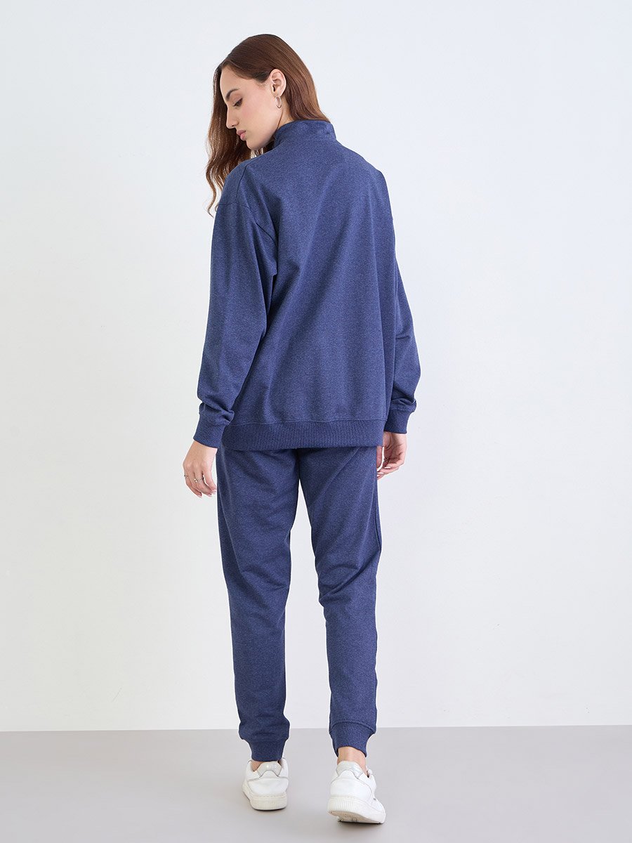 Regular Fit Longline Sweatshirt and Cuffed Joggers Co-Ords
