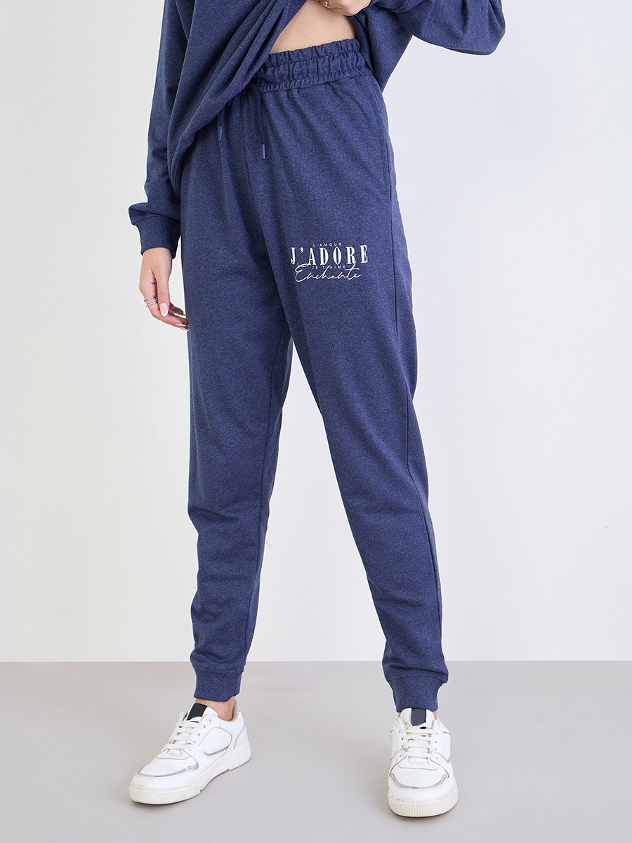 Regular Fit Longline Sweatshirt and Cuffed Joggers Co-Ords