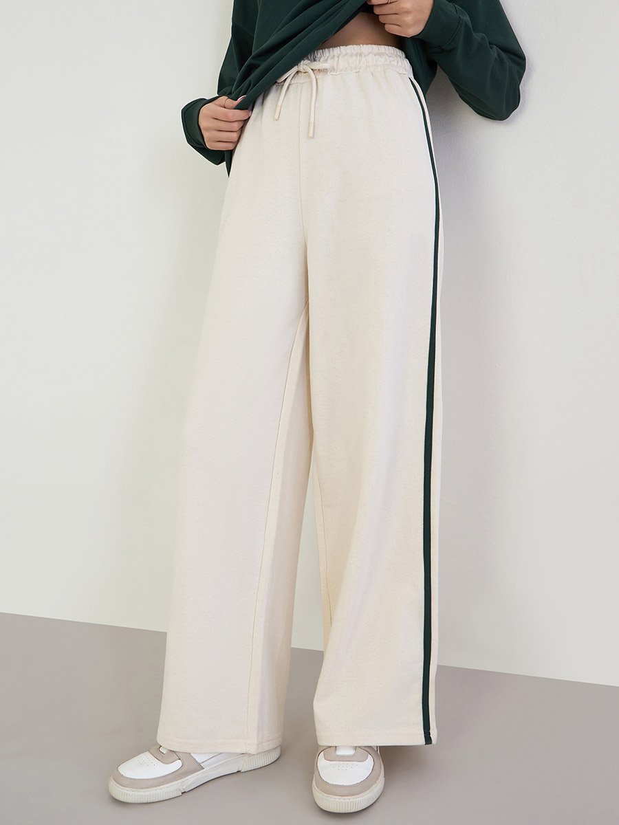 Oversized Longline Sweatshirt and Wide Leg Joggers Co-Ords