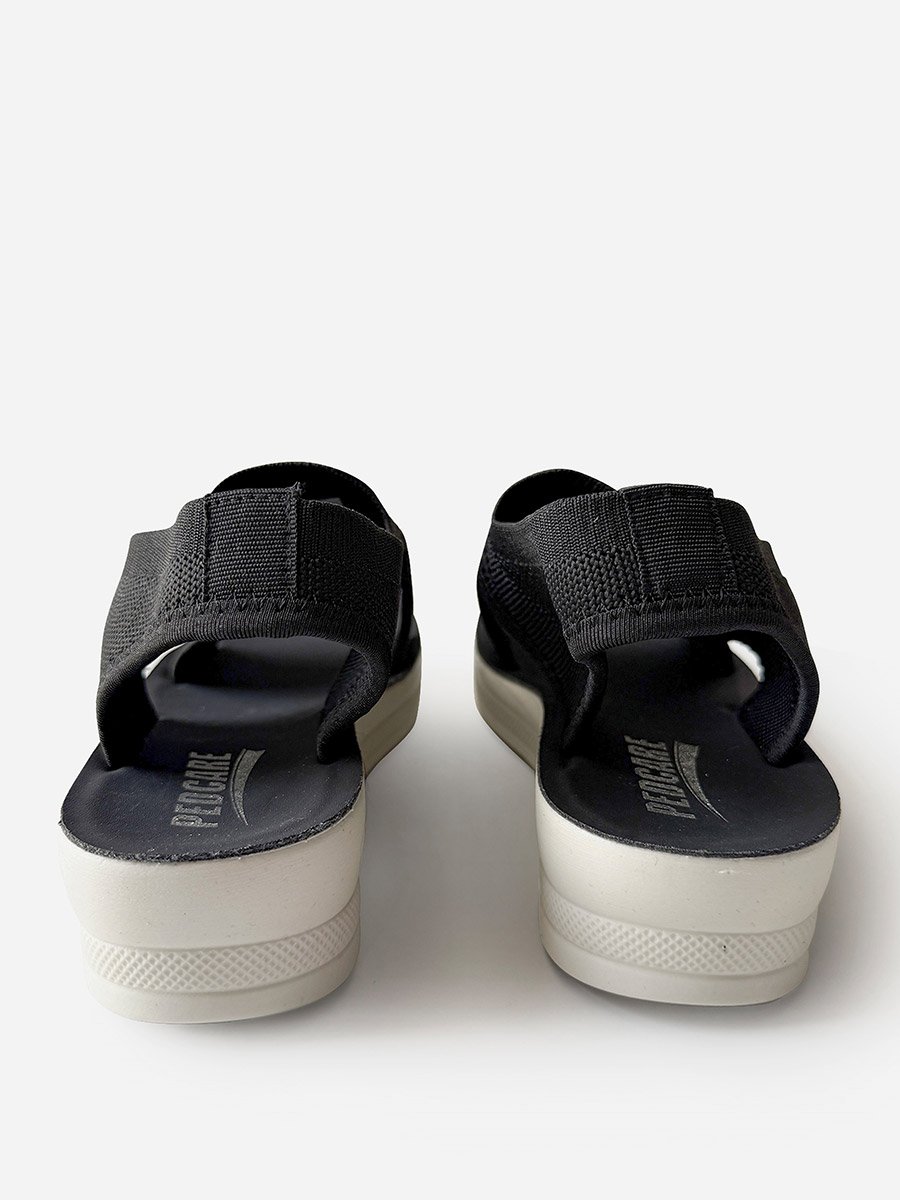 Textured Slip-On Comfort Sandals