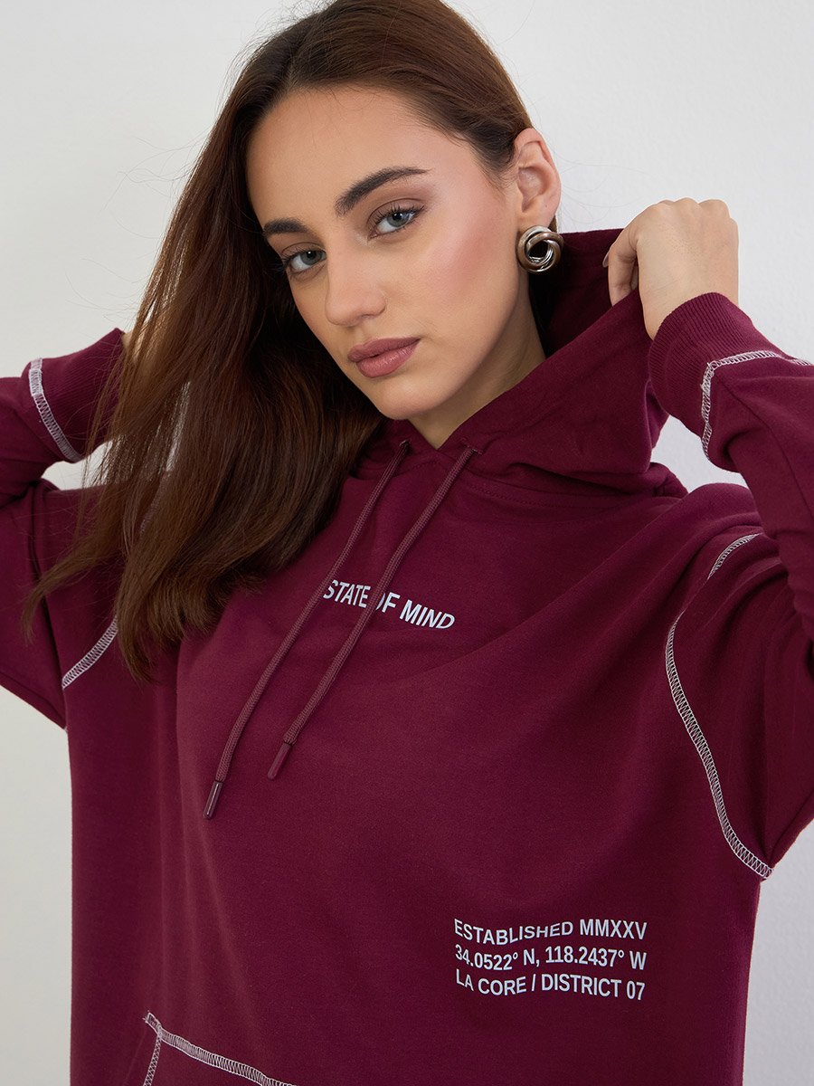 Regular Fit Longline Hoodie and Joggers Co-Ords