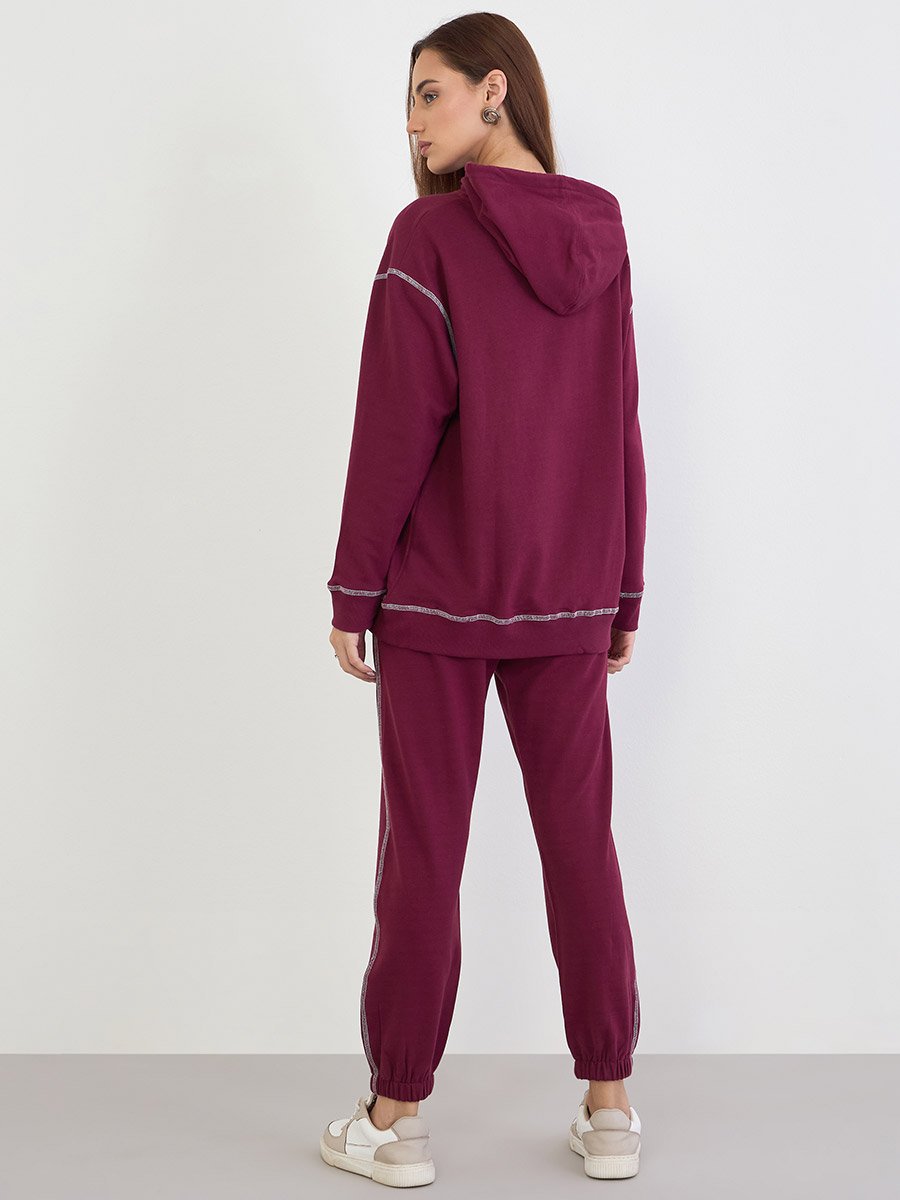 Regular Fit Longline Hoodie and Joggers Co-Ords