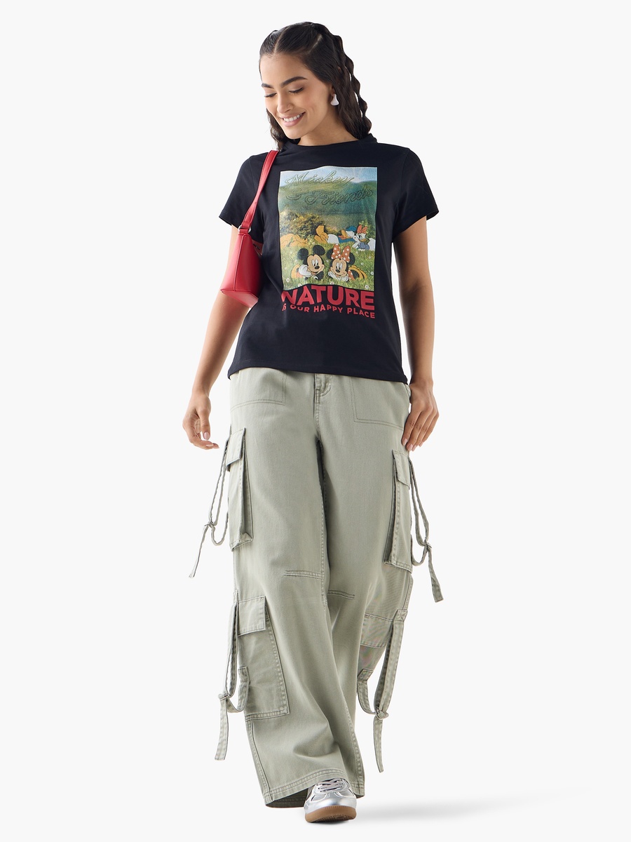 Mickey Mouse and Friends Print T-shirt