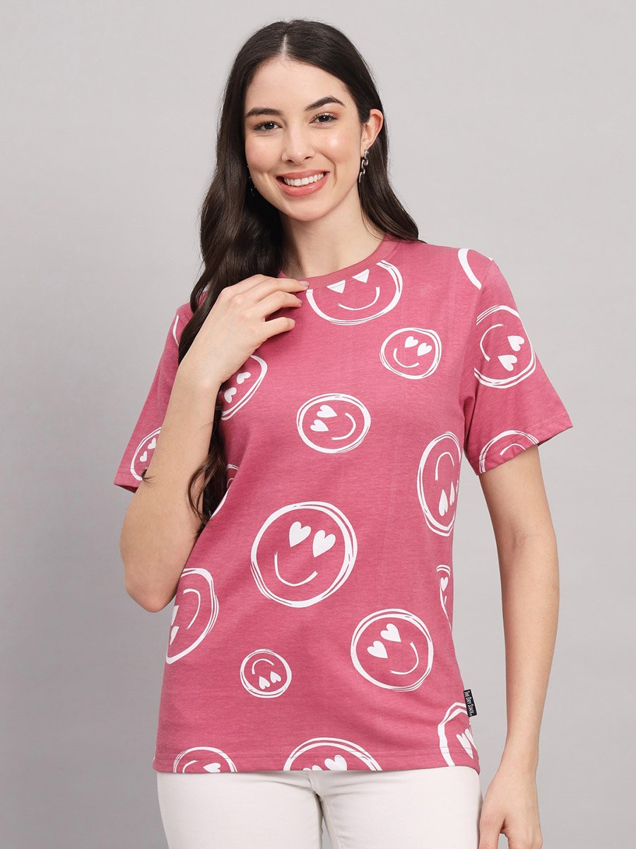 Graphic Printed Oversized Cotton T-Shirt