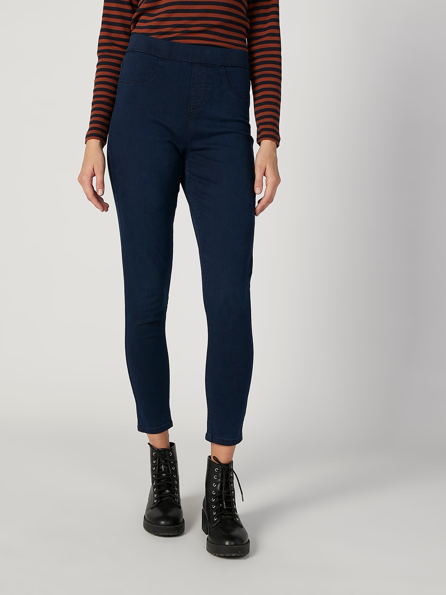 Plain Jeggings with Pocket Detail and Elasticised Waistband