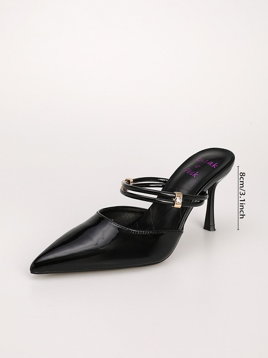 Black Pointed Toe Pumps