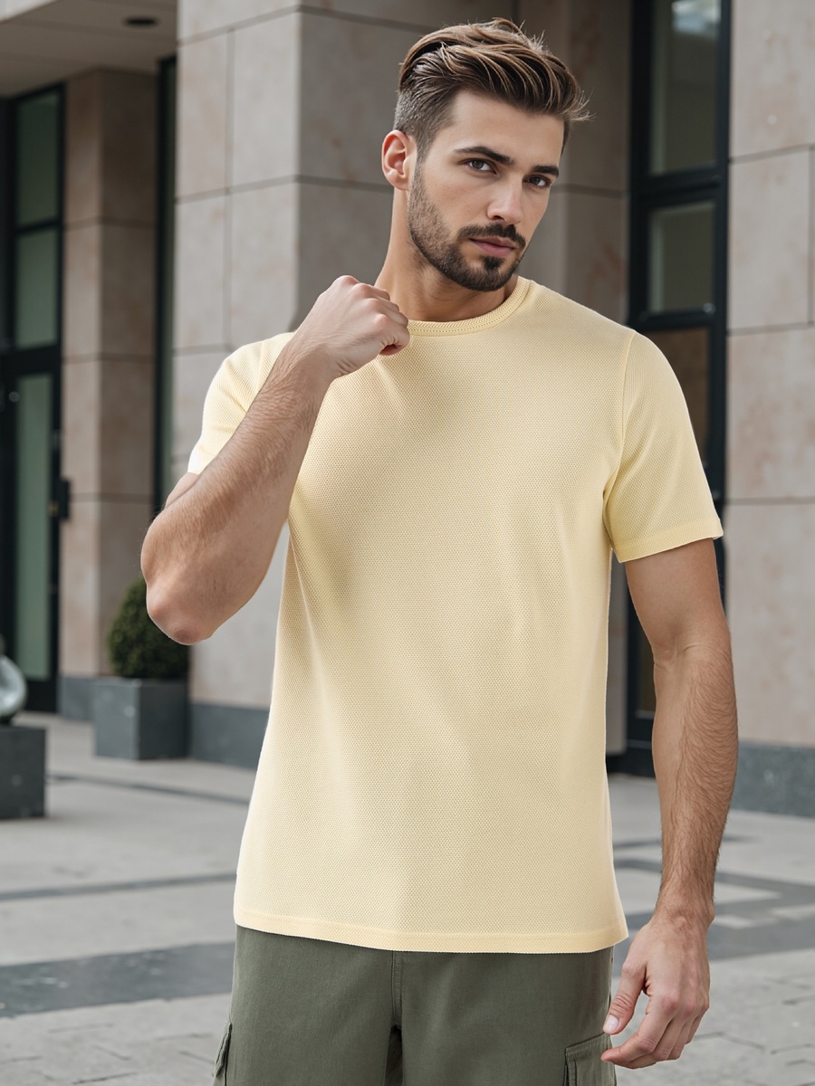 Popcorn Textured T-Shirt