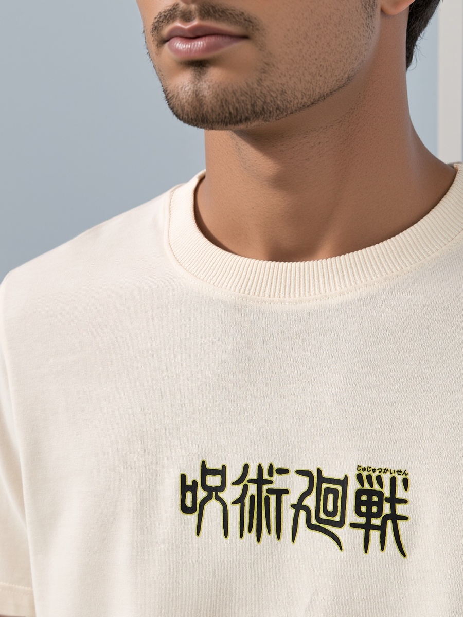 Jujutsu Kaisen Print Crew Neck T-Shirt