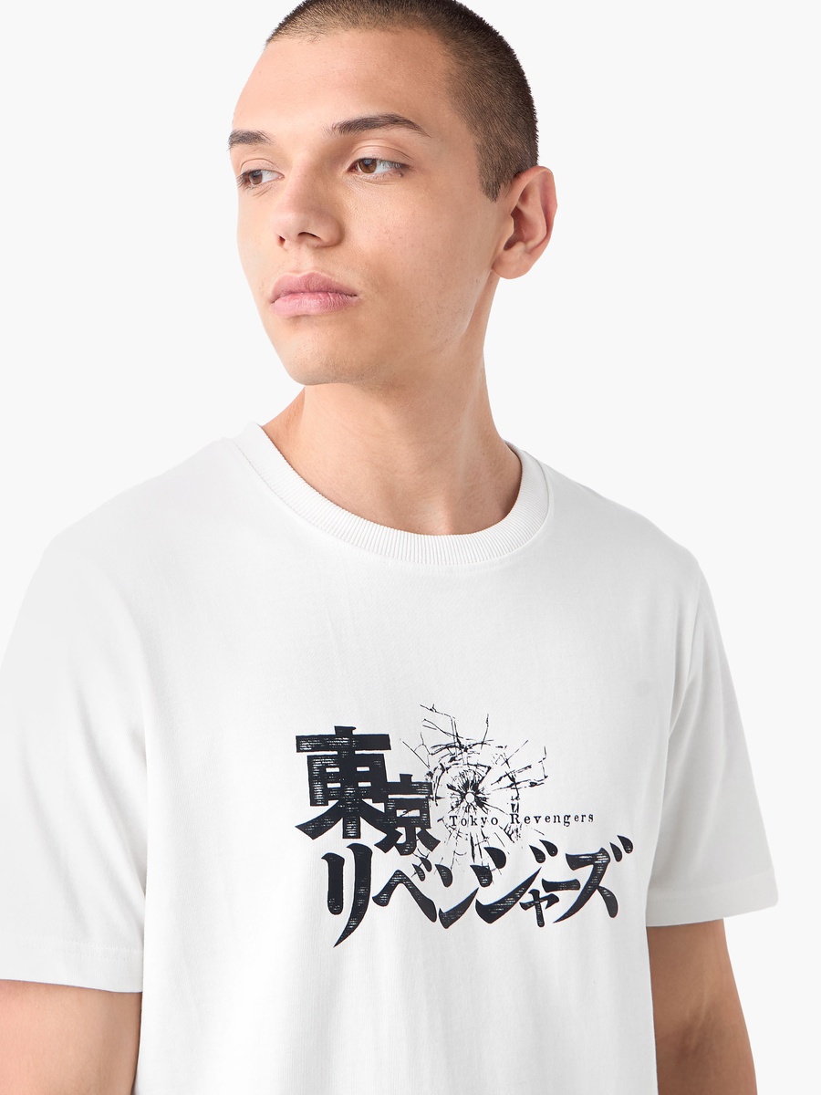 Superman Print T-Shirt with Crew Neck