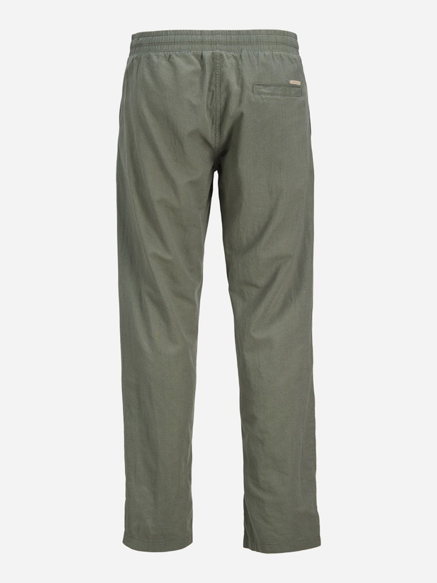 Mid Rise Regular Fit Linen Blend Pants
