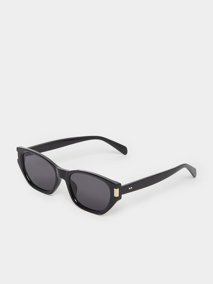 Metallic Accent Cat Eye Sunglasses